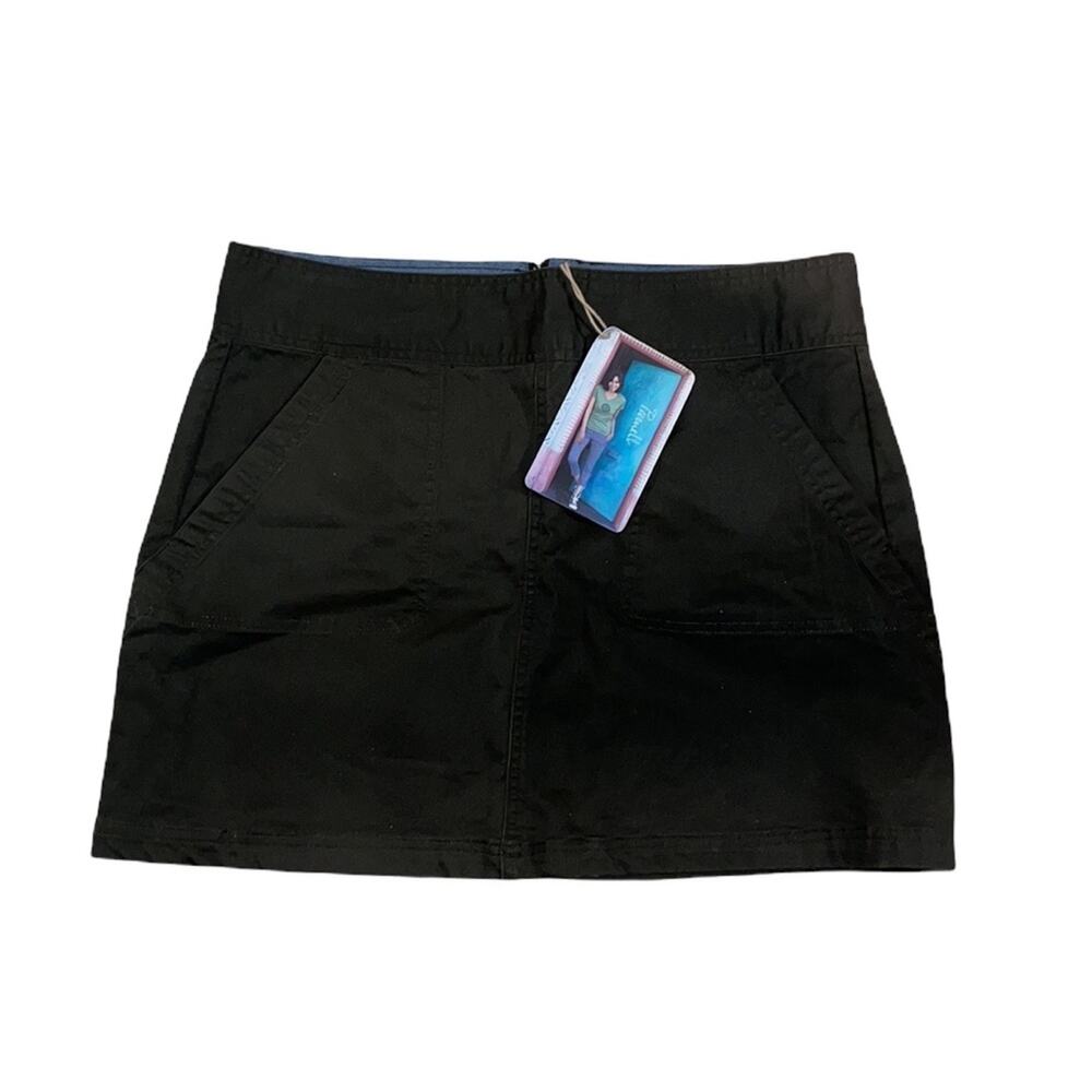 NWT Purnell Forest Green Cotton Cargo Utility Skirt Vintage Style Size 10